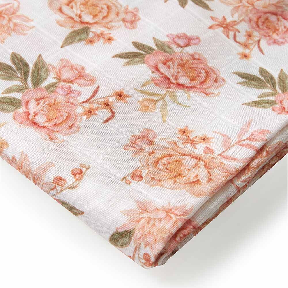 Rosette Organic Muslin Wrap