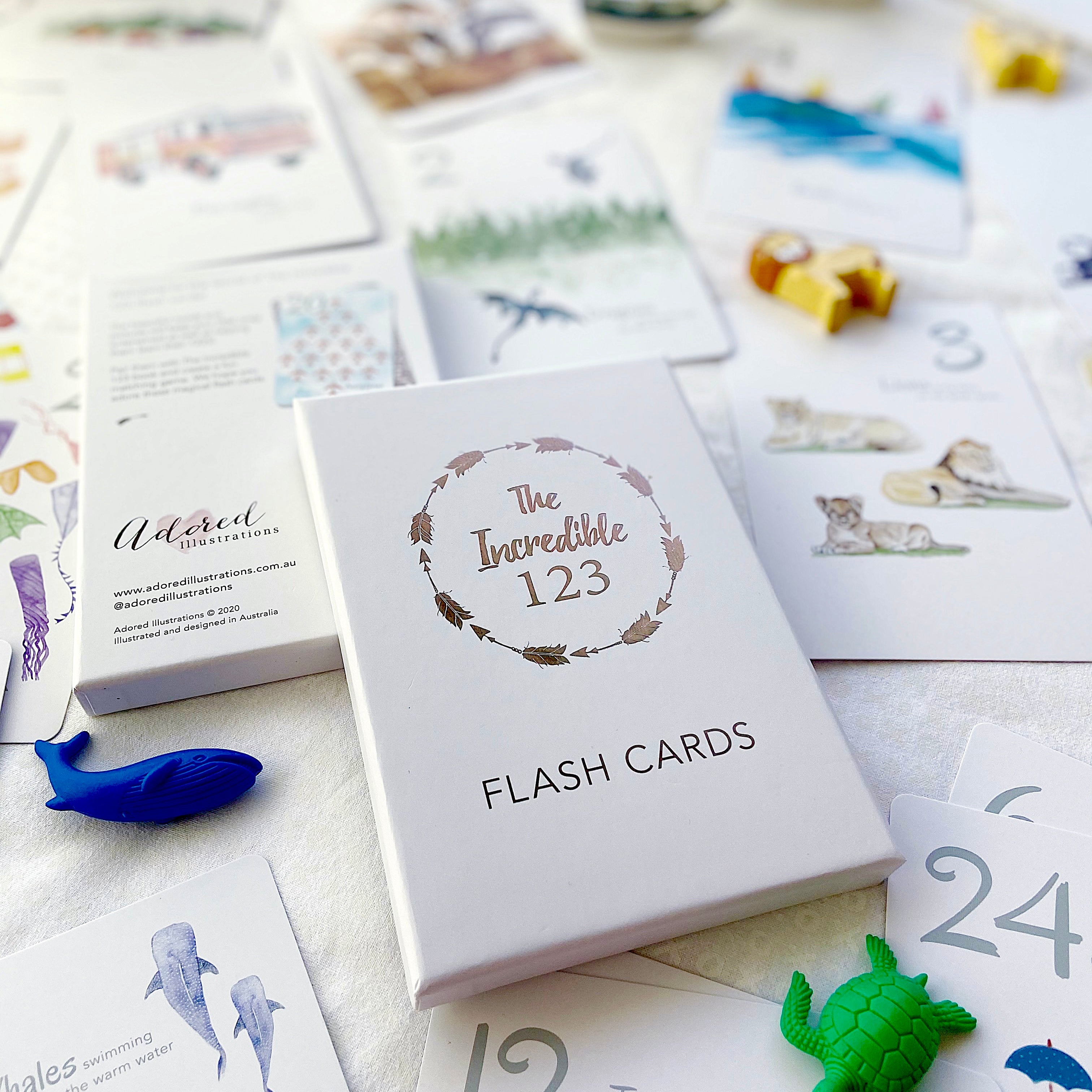 The Incredible 123 Flash Cards