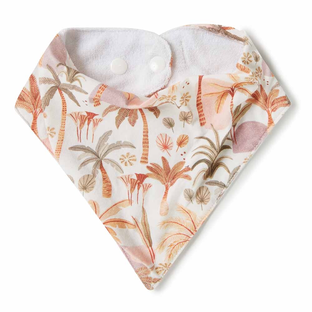 Palm Springs Dribble Bib | Organic