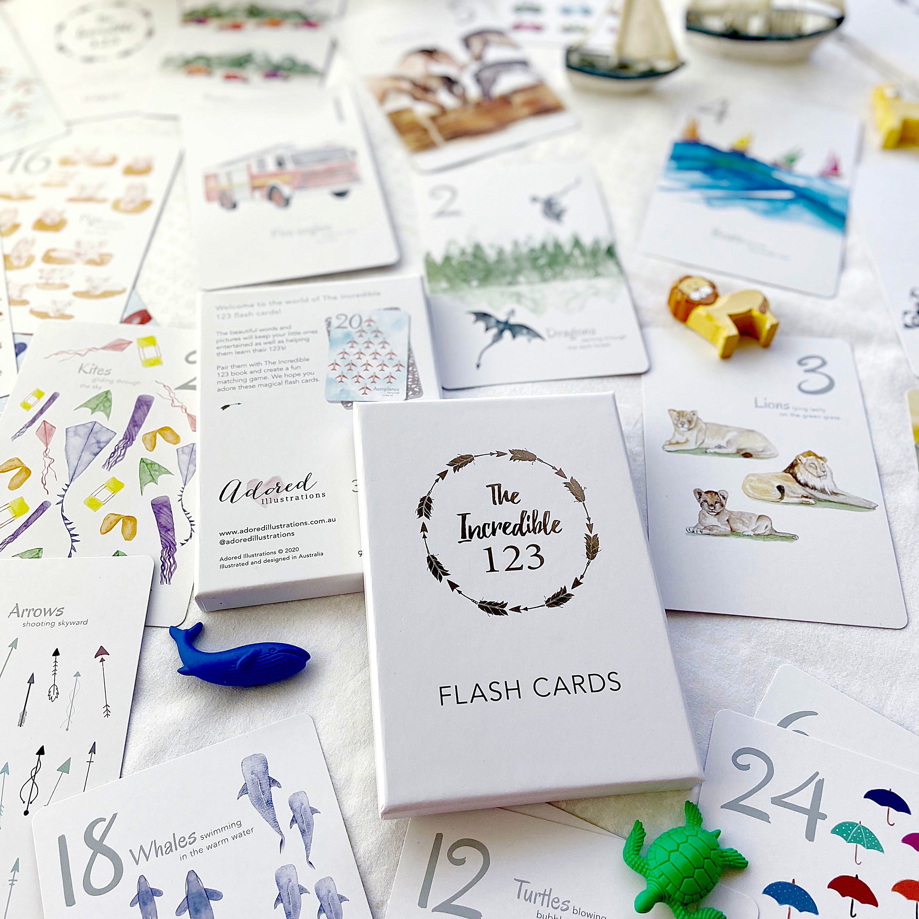 The Incredible 123 Flash Cards