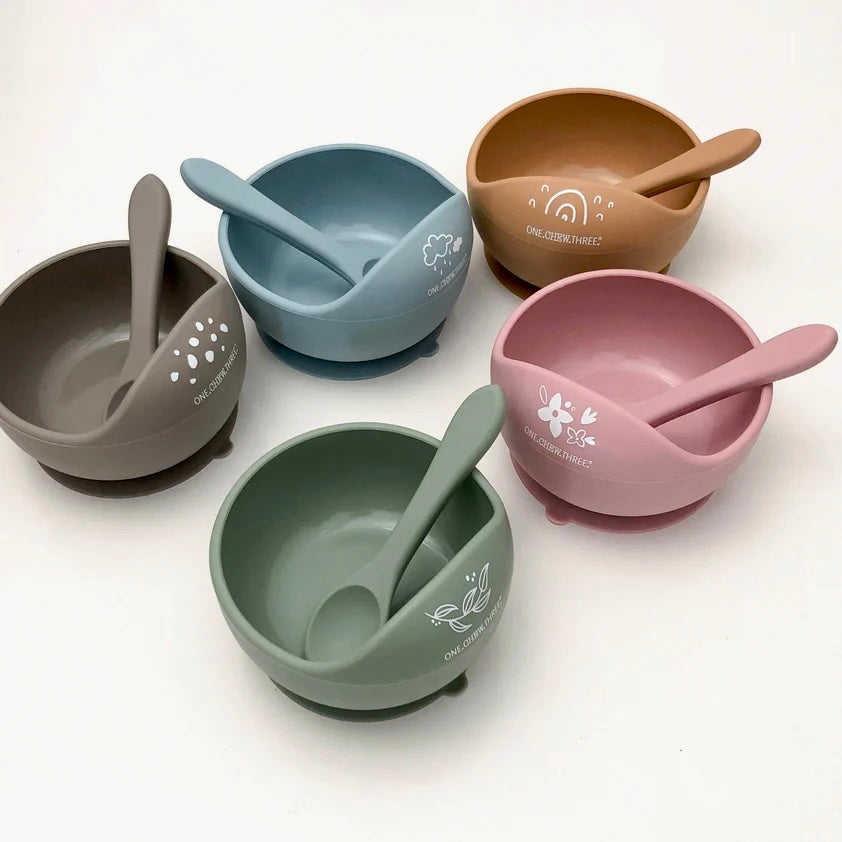 Silicon Scoop Bowl &amp; Spoon Set