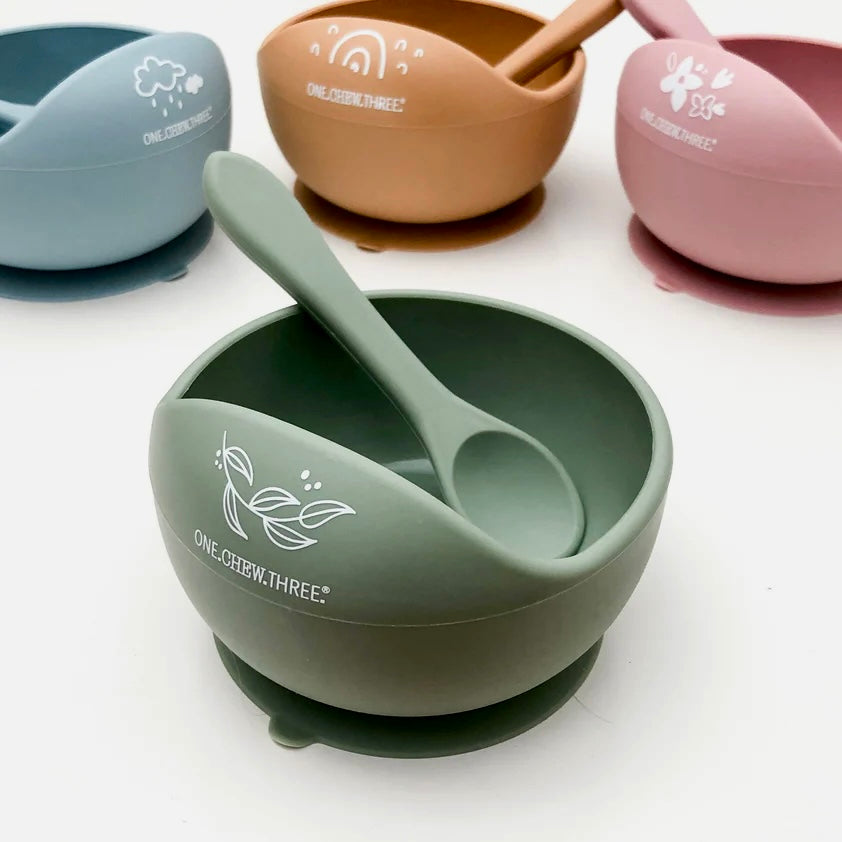 Silicon Scoop Bowl &amp; Spoon Set