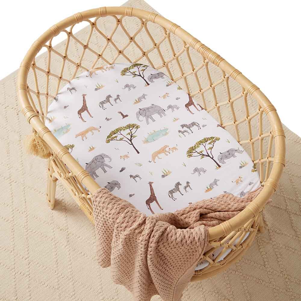 Safari Bassinet Sheet / Change Pad Cover