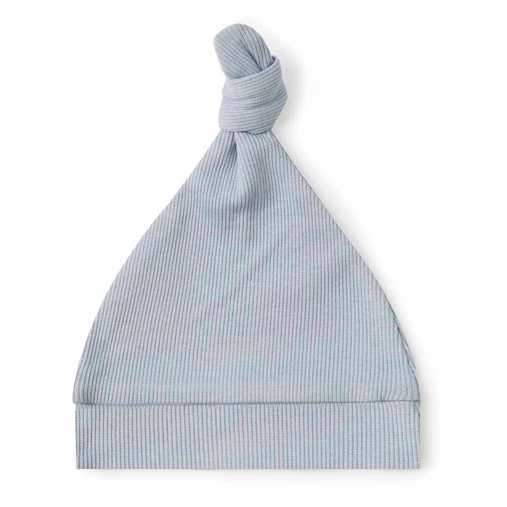 Zen | Ribbed Organic Knotted Beanie