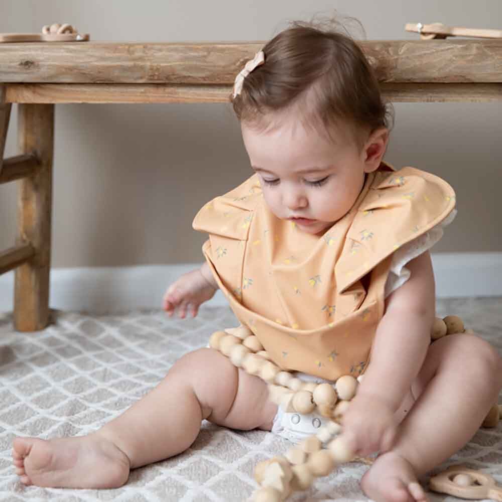 Lemon Frill Snuggle Bib